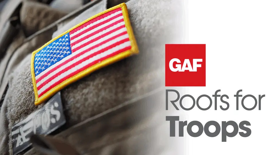 GAF Roofs for Troops